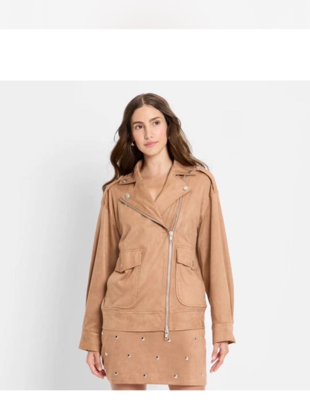 Future Collective Small Suede Jacket NWT